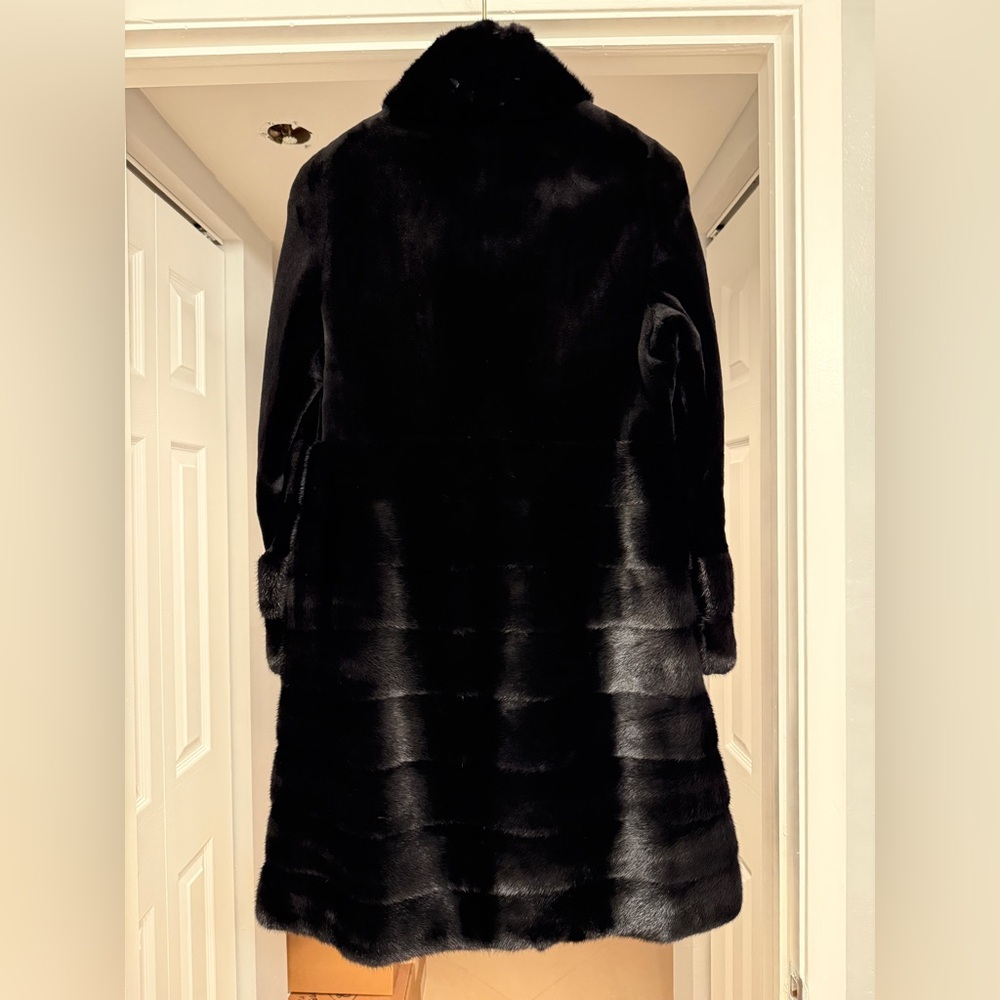 Maximilian Sheared & Long-Hair Mink Coat - Excellent Condition - Picture 4 of 6